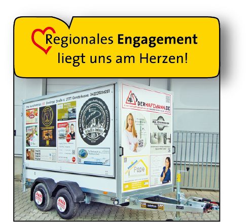 Wir unterstützen die Initiative "Regionales Engagement liegt uns am Herzen!"